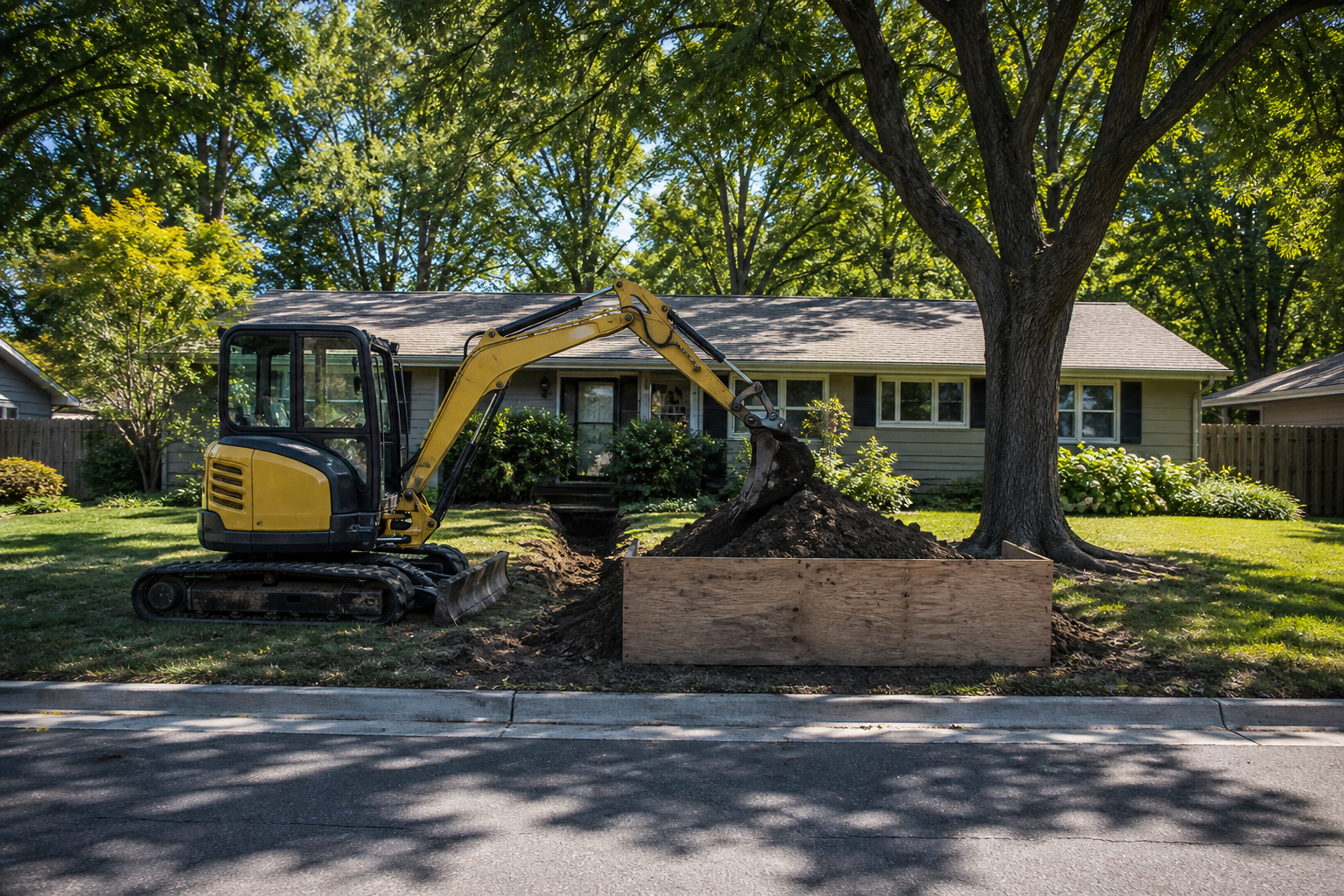 Plumbing Excavation — B&L Plumbing, Kansas City